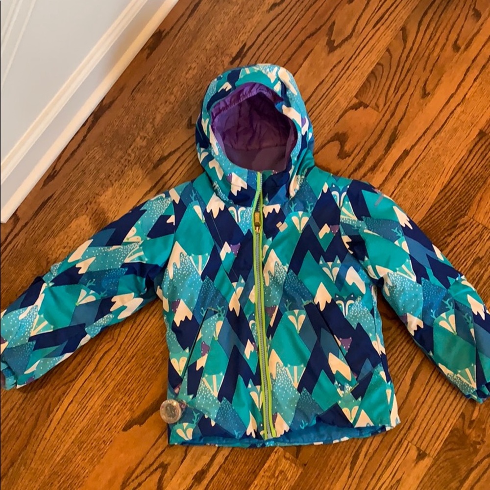 Girls obermeyer ski jacket